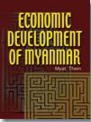 cover image of Economic development of Myanmar